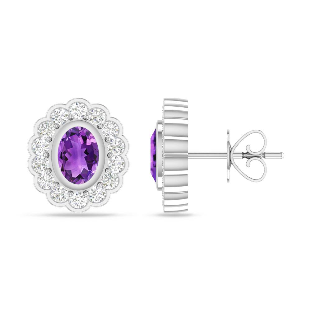 White Gold - Amethyst